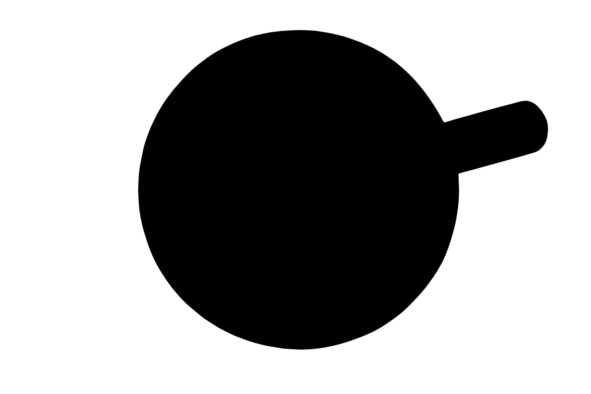 Outline illustration of a beer mug or coffee cup